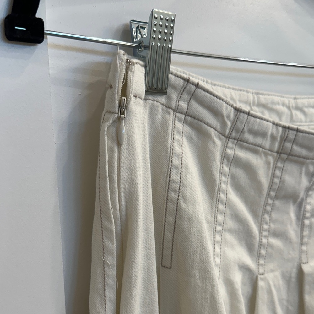ANTHRO Off White Midi Skirt - Picture 7 of 9